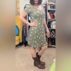 Cute floral summer midi dress New